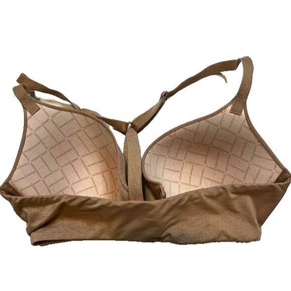 Victoria's Secret Beige Racerback Semi Demi/Demi Buste Underwire Bra SZ 34D - Picture 3 of 3